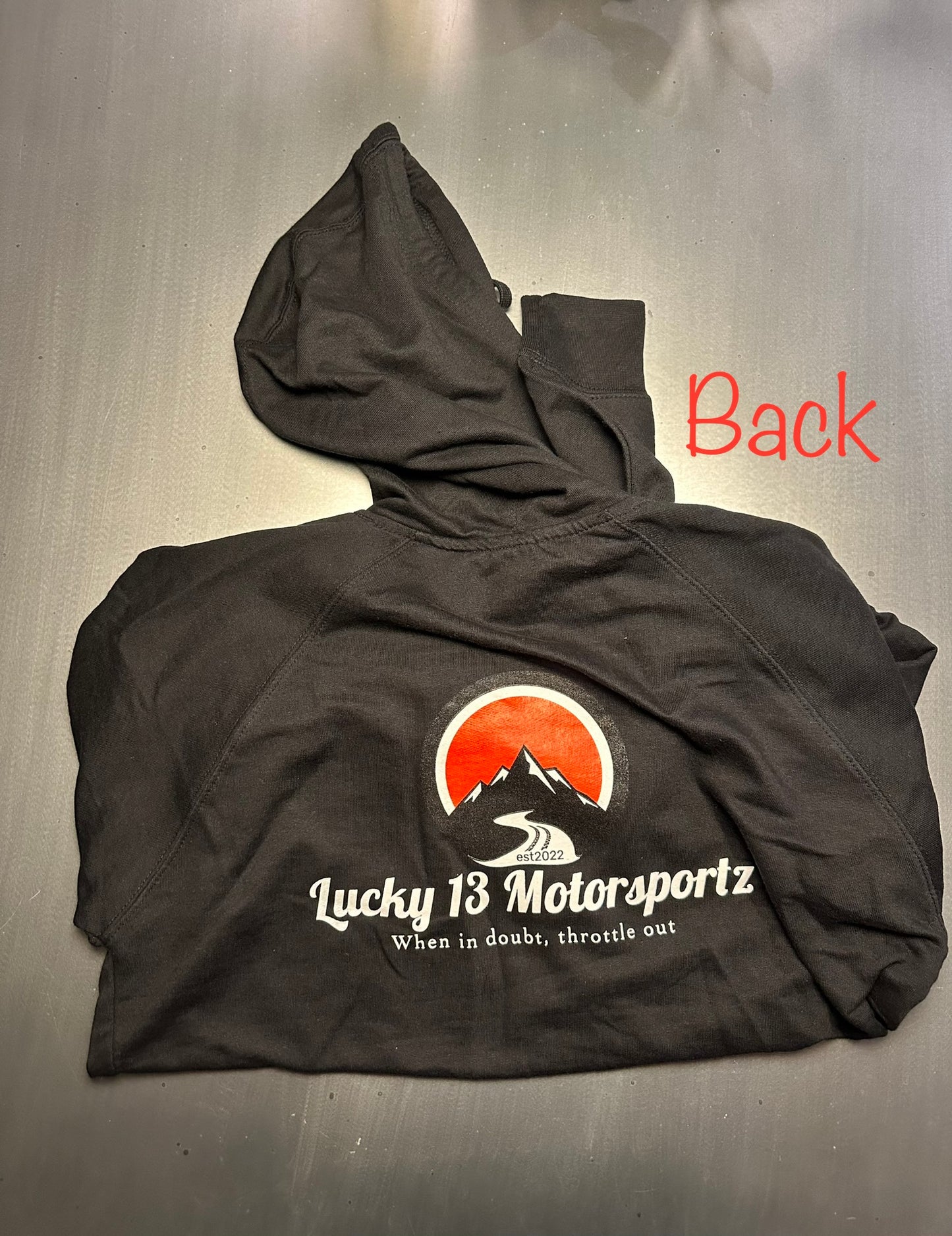 Black Team Lucky13Motorsportz Sweatshirt