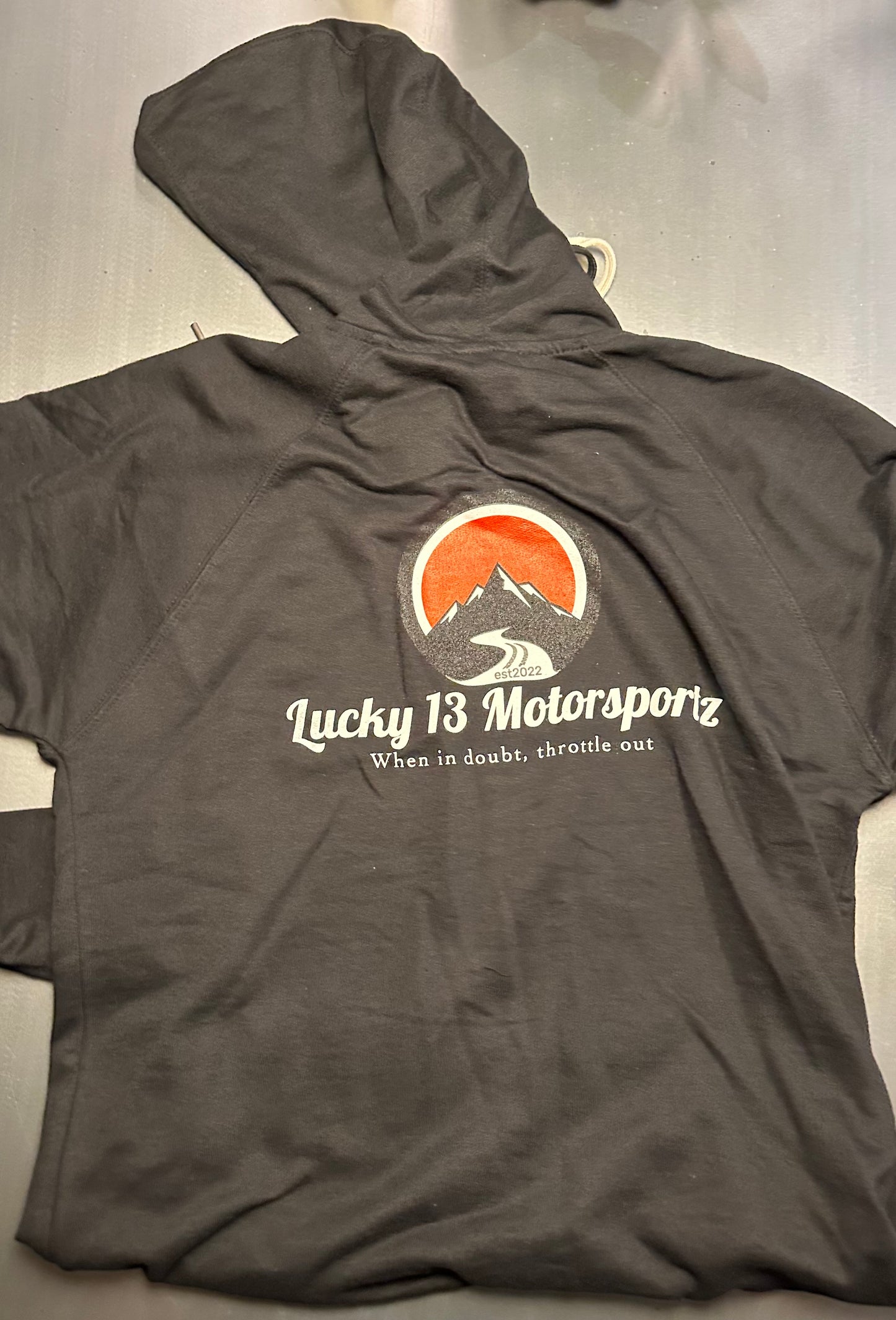 Black Team Lucky13Motorsportz Sweatshirt